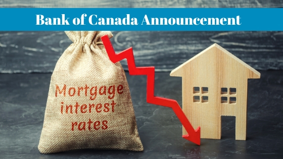 Bank of Canada Announcement 